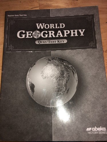 World Geography Quiz/Test Key 9 | eBay