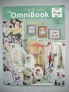 The OmniBook of Babies - Jeanette Crews - Cross Stitch Book - 101 Designs - Picture 1 of 5