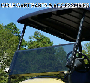 For Club Car Precedent (2004-2021) Golf Cart Fold Down Windshield Tinted