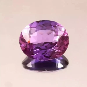Flawless Natural Ceylon Purple Blue Sapphire 10.05 Ct+ Oval Shape Loose Gemstone - Picture 1 of 4