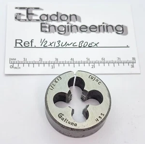 1/2" x 13TPI UNC (Unified National Coarse) Button Die, HSS. By top brands. - Picture 1 of 8
