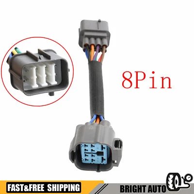 Ajuste para Honda Acura Obd2 8 pines a Obd2 10 pines distribuidor adaptador puente EE. UU. Foto 1 de 4