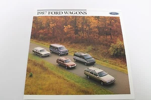 Ford Wagons 1987 folleto original de 16 páginas del concesionario - Imagen 1 de 3