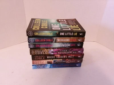 7 Books by Colleen Coble all 3 of The Pelican Harbor Series - Image 1 of 4