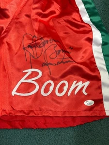 Baúles de Boxeo Ray Boom Boom Mancini Autografiados JSA Autenticados - Imagen 1 de 2