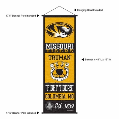 Cartel de lienzo artístico de la habitación de los tigres de la Universidad de Missouri Foto 1 de 3