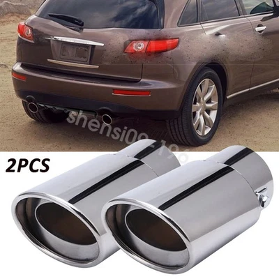 For Infiniti FX35 FX37 FX45 FX50 Exhaust Pipe Rear Tail Muffler Stainless Steel - Image 1 of 4