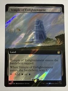 Magic The Gathering Doctor Who Templo de la Ilustración Arte Extendido Surge Lámina 1116 Casi Nueva Rara - Imagen 1 de 2