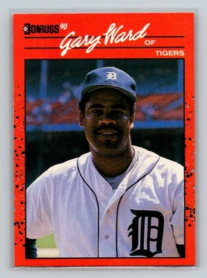 1990 Donruss #621 Gary Ward Detroit Tigers Baseball Card - Image 1 of 2