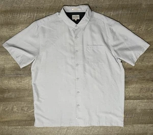 Camicia Quicksilver Waterman uomo XL grigia vestibilità comoda campeggio pesce surf escursione - Foto 1 di 5