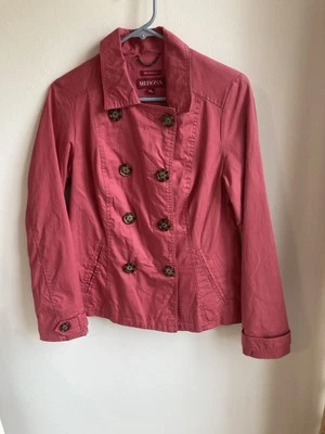 De colección S Merona Mujer Gabardina Chaqueta de Lluvia Ligera Coqueta Hadas Viaje Foto 1 de 4