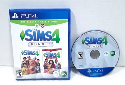 Paquete Sims 4 Gatos y Perros PS4 PlayStation 4 PROBADO USADO EN EXCELENTE ESTADO Foto 1 de 4