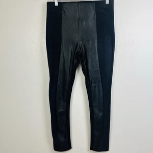 Nygard Slims Women's Duel Design Black Stretch Leggings Pants Size Medium 10-12 - Picture 1 of 10