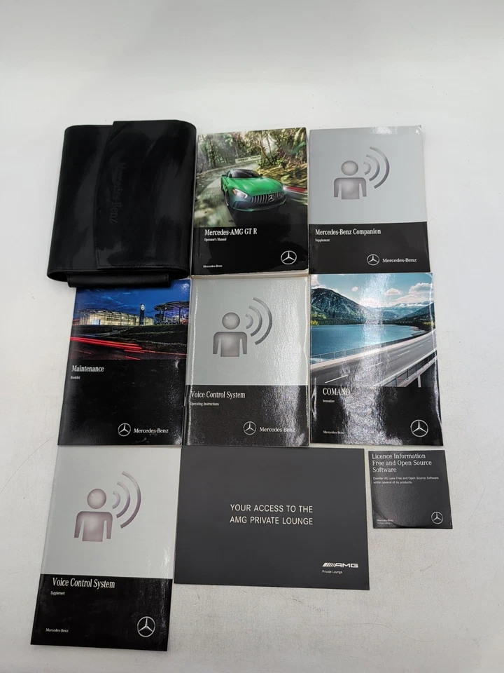 Mercedes Benz AMG GTR GT R GT-R 2018 manual del propietario con estuche Foto 1 de 4