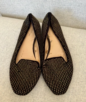 Zara black studded Flats size 7.5 - Image 1 of 4
