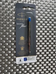 Parker Quink Flow Ballpen Ballpoint FINE Point BLUE Ink Refill SEALED FRANCE - Picture 1 of 1