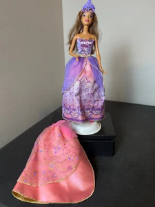 Barbie and The Three Musketeers Viveca Doll 2008 Purple  w/ extra pink skirt - Picture 1 of 8