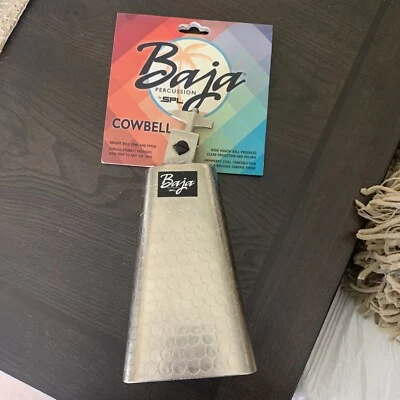 Sound Percussion Labs Baja Percussion Hammered Chrome Cowbell 6.5 in. - Image 1 of 2