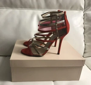 JIMMY CHOO Maitai Sandals Pumps - Size 36.5 - Store Display Excellent Condit - Picture 1 of 4