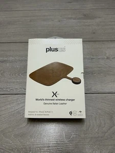 Wireless Charging Pad - Genuine Italian Leather Compatible With Every Phone - Picture 1 of 6