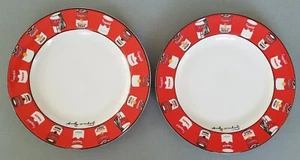 2 Block Art Andy Warhol Campbell's Soup Cans Pie/Dessert Plates 8" MINT w/ Tags - Picture 1 of 7