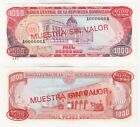 Dominican Republic 1000 Pesos Oro Specimen Banknote (1987) P.124s2 - UNC
