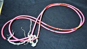 Two Strings Mostly Red & Pink, thin round beads for jewelry and crafts Flat disk - Picture 1 of 12