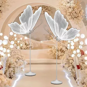 Lámpara decorativa romántica mariposa 2 piezas, lámpara de pie para crear una escena de ensueño - Imagen 1 de 10
