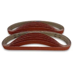 1 X 42 Inch 24-120 Grit Metal Grinding EdgeCore Ceramic Sanding Sandpaper Belts - Picture 1 of 9