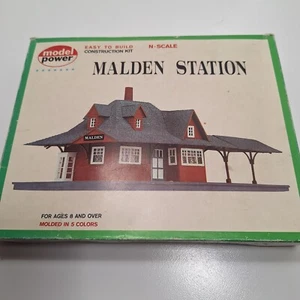 Malden Station Model Train Kit N Scale Model Power New in Open Box #1524 VTG - Picture 1 of 4