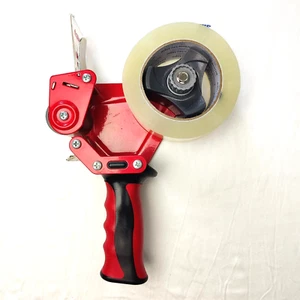Pistola de cinta dispensadora 3M Scotch de 2" agarre ergonómico + rollo de cinta de embalaje de 109 yardas - Imagen 1 de 5