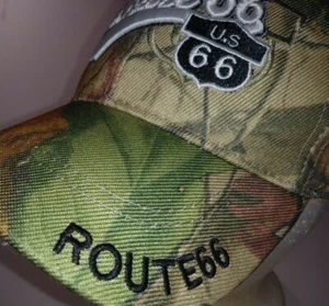 Baseball Cap - Golden Lion - Route 66 - camo - verstellbar - Bild 1 von 12