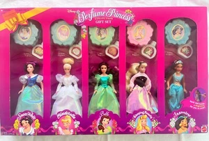 Disney Perfume Princess Collection Gift Set Five Dolls Mattel - Picture 1 of 3