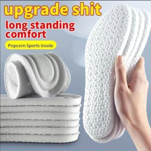 4D Inserts Feet Shock Absorption Insoles Pad Orthopedic Supersoft for Men Women - Picture 1 of 19