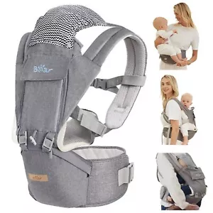 Baby Carrier 6-in-1 Baby Carrier Newborn to Toddler with Hip Seat Ergonomic M Po - Picture 1 of 7