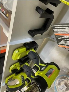 Ryobi ONE 18 volt "UNDER-SHELF "Tool Mount Lithium-Ion Holder 18V 3 Pack black - Picture 1 of 2