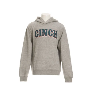 Cinch Youth Boy's Heather Grey Pullover Hoodie MWK7510006 - Picture 1 of 14