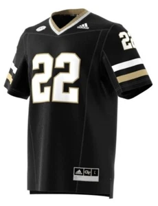 Men's XL  Adidas #22 Black Georgia Tech Yellow Jackets Premier Strategy Jersey - Picture 1 of 2