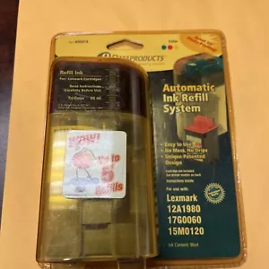 Dataproducts Premium Automatic Ink Refill System Tri-Color For Lexmark & Dell - Picture 1 of 4