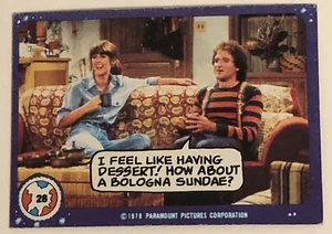 Mork And Mindy Trading Card #28 1978 Robin Williams Pam Dawber - Picture 1 of 2
