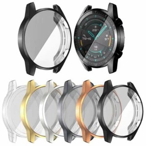 Watch Frame Cover Full Protective Case Cover For Huawei Watch gt 2 Case Cover - Foto 1 di 18