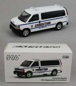 1:64 *596 DIECAST* NYC Department of Corrections Chevrolet Express Van *NIB* - Picture 1 of 4
