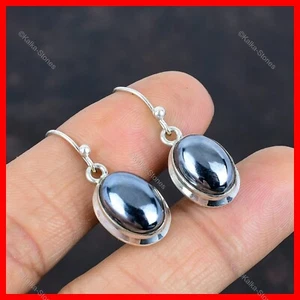 Sisters Day Deal Schungit Edelstein Verlobung Ohrhänger Ohrhänger 925 Silber - Bild 1 von 6