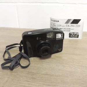 Fujifilm DL-290 Zoom Point & Shoot Analog Black Film Camera 38-90mm Lens - Picture 1 of 8