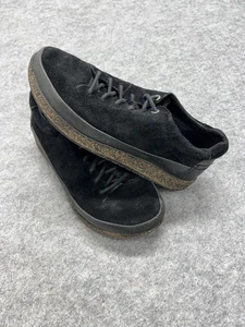 Birkenstock Shoes Womens Size 8 Black Suede Comfort Cork Sole Sneakers L8 M6 39 - Picture 1 of 9