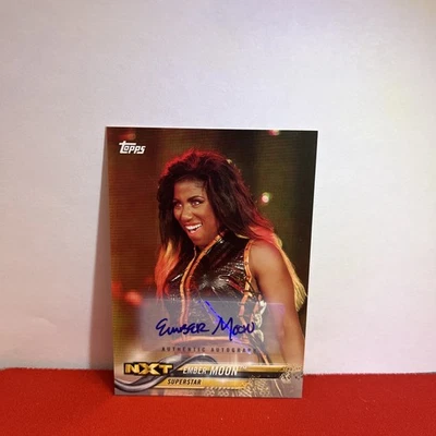 2018 Topps WWE Then Now Forever - Ember Moon #32 Autographs /99 - Image 1 of 2