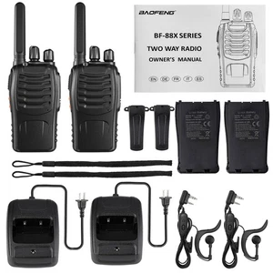 2Stück Baofeng Walkie Talkie BF-888S Sprechfunkgeräte Handfunkgerät 16Kanäle 5KM - Bild 1 von 12