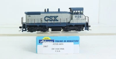 HO Scale Athearn 3907 CSX SW 1500 Diesel Switcher Excellent CSX 1125 - Image 1 of 4