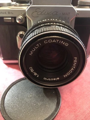 Edixa-MAT Reflex Mod. B-L Kamera Pentacon Electric 1.8 / 50 - Bild 1 von 4