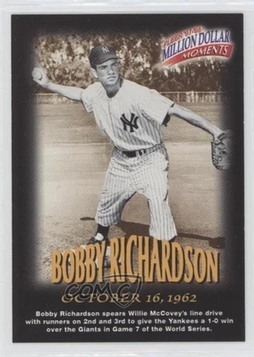 1997-98 Fleer Million Dollar Moments Bobby Richardson #27 - Image 1 of 2